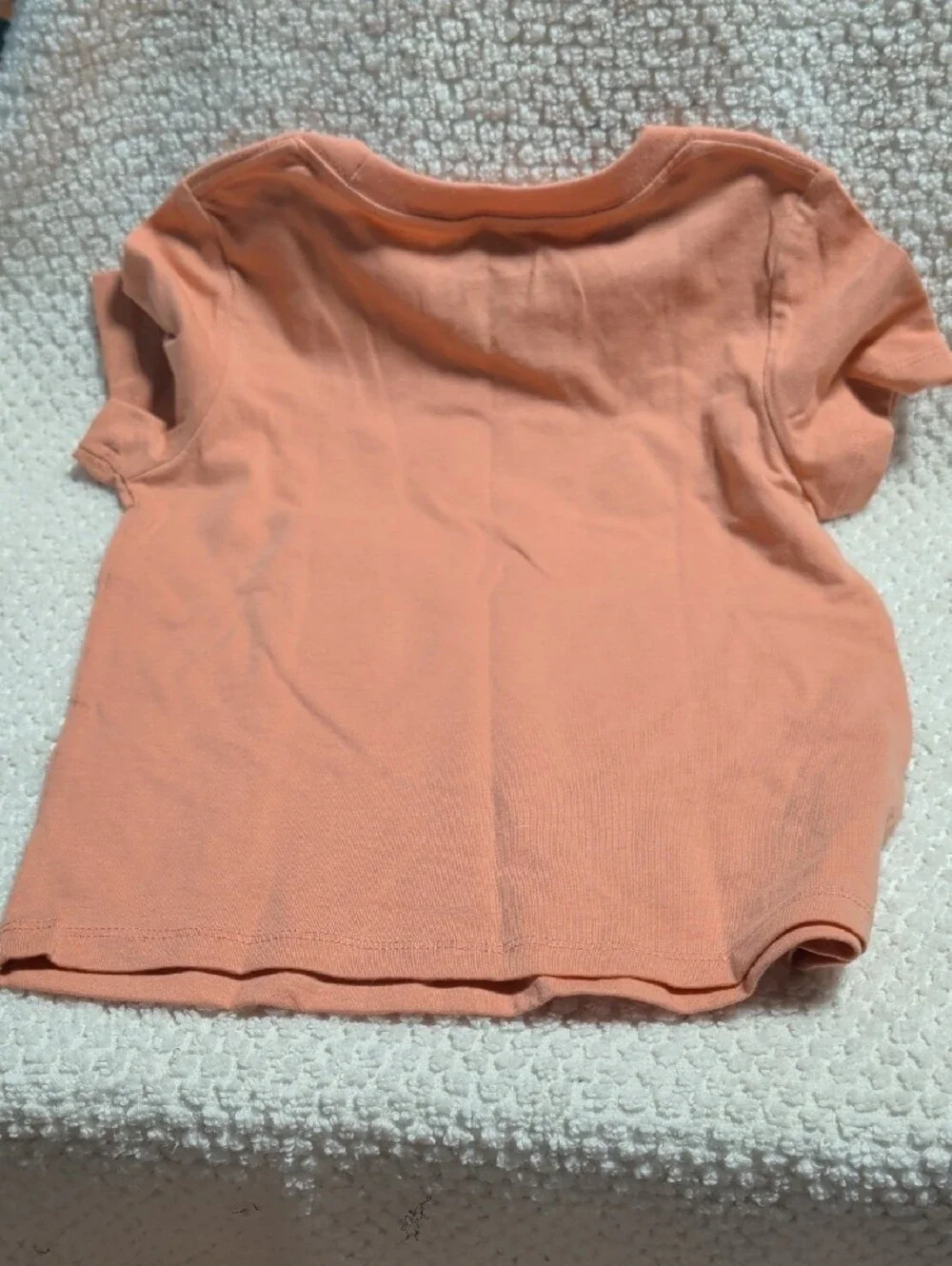 Cat & Jack Peach Je t'aime MAMA Tee